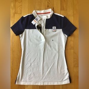 New Nautica women shirt half zip size small